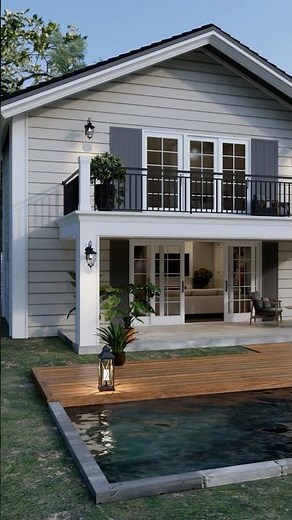 Cozy Small House Design ( 9 x 4 meters )