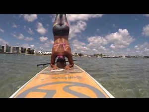 SUP Yoga and Handstand Fail!