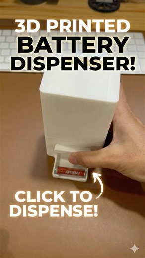 The coolest way to store AAA/Rechargeable Batteries ⚡️