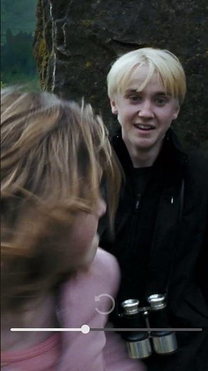 Hermione punches Draco on repeat #HarryPotter #DracoMalfoy #HermioneGranger