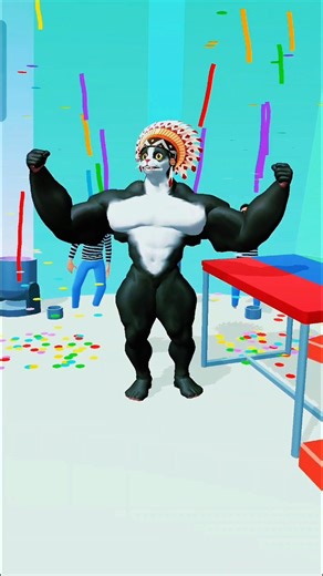 Muscle rush Lvl.191 complete 💪#cartoon #games #shots #gaming #video