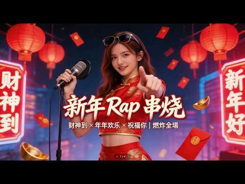 财神到 + 年年欢乐 + 祝福你 | Lily 新年特供 Rap 版，节奏感拉满！💃 (4K)