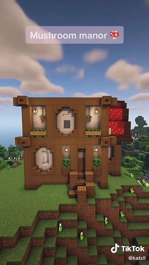 Building a Mushroom Manor in Minecraft