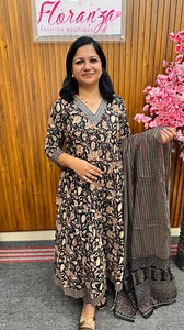 11K views · 167 reactions | Pure Cotton Handblock printed Anarkali.16...