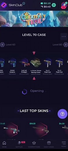 SkinClub free level 70 case opening | Day 140! #skinclub #cs2 #skinclubcaseopening