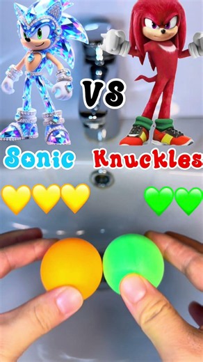 Sonic vs Knuckles who will win? #youtubeshorts #shadow #battle #sonicthehedgehog #sonic