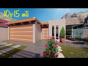 10x15 meter house plan