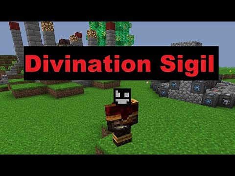 How to make a Divination Sigil - Blood Magic - Minecraft 1.16.5