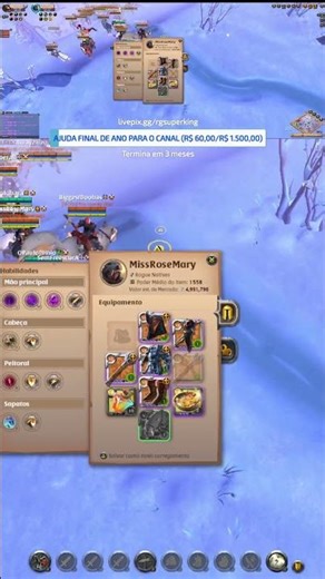 APOIO O CANAL ATRAVÉS DE SER TORNAR MEMBRO #shorts #albiononline