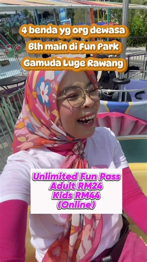 Fun Park Gamuda Luge Rawang: 4 Benda Yang Orang Dewasa Boleh Main