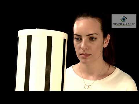 فحص النظر للأطفال 3 - optokinetic drum test