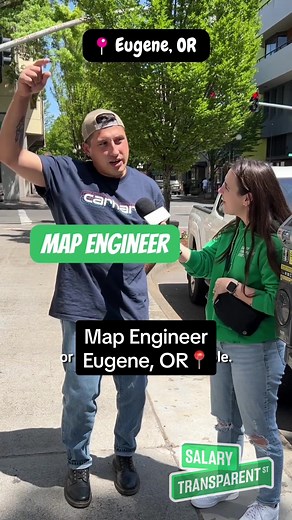 How much does a #MapEngineer make? Eugene, OR📍 #salarytransparentstreet #salarytransparency #mapengineerjob #mapengineercareer