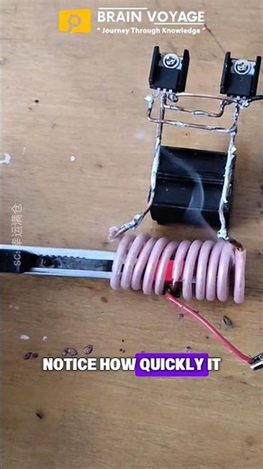 DIY Ultra-Simple Induction Heater #diy #electronics