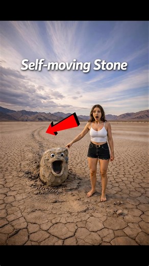 Self-moving Stone 😱 #facts #shorts