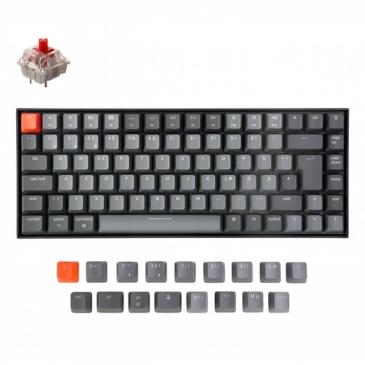 Keychron K2 Wireless Mechanical Keyboard (German ISO-DE) - Version 2