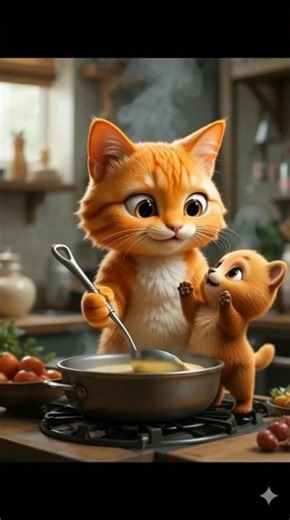 Cooking With Baby Bear: Cat Edition