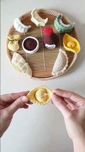 Crochet Dumpling | Chinese Dumplings | Amigurumi Tutorial | SpringDay DIY