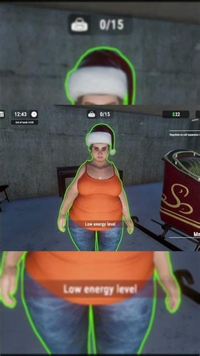In this game you can buy items from a fat lady 👩💵 #simulator #prisonescape #gaming