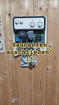Saunaofen anschließen 400V