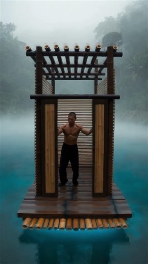 Extreme Minimalist Engineering The Floating Martial Arts Pavilion