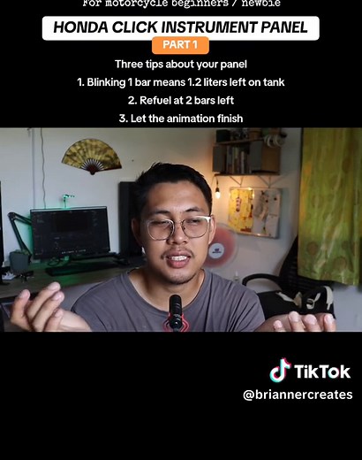 Explaining Honda Click Instrument Panel Features