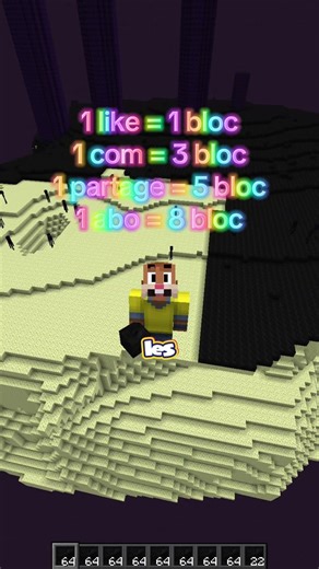 HELP ME FILL THE END WITH COAL #minecraft #minecraftshorts #minecraftchallenge #minecraftmemes