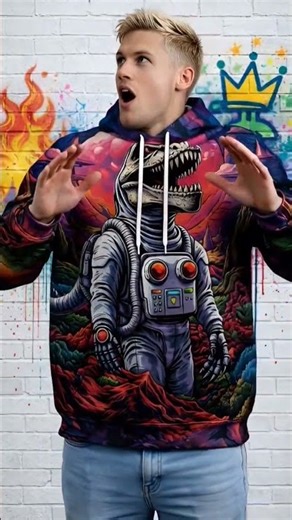 Dinosaur Hoodies For Men 3D Printed Psychedelic Graphic Hoodie Novelty Skull Sweatshirts #buy