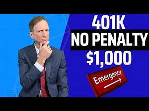 Unlocking $1,000 from Your 401k for Emergencies: A Guide to Penalty-Free Withdrawals