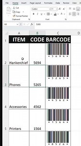 Excel Me Barcode Kaise Banaye | Step by Step Barcode Generator | Product Barcode Easily Create Kare