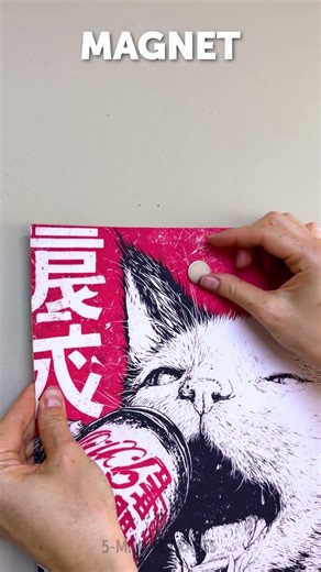 Rent friendly hack 🏠 for hanging posters 🖼️