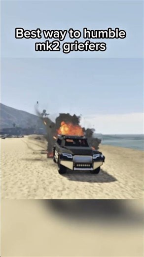 Best way to humble mk2 griefers #gta #gta5 #gtaonline