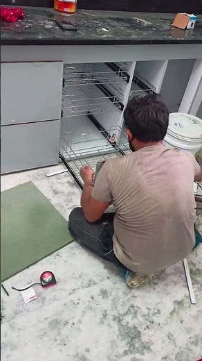 Modular kitchen basket fitting