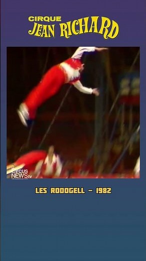 The Rodogell great show with their jumps (Cirque Jean Richard 1982) #shorts