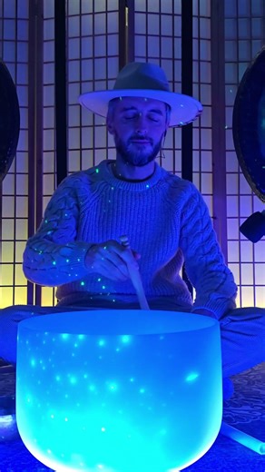 Calming Sound Healing • Live Crystal Bowl C + Ambiental Drone • Vagus nerve Reset (No Processing)