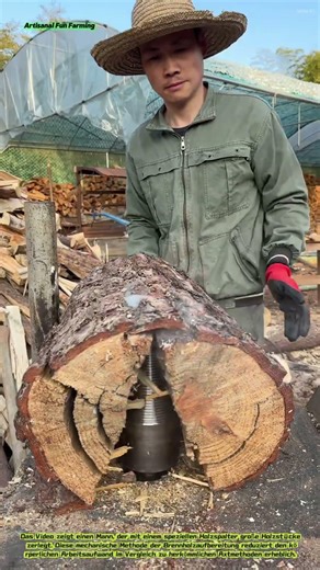 Holzspalten: Einsatz von Maschinen für die effiziente Vorbereitung von Brennholz