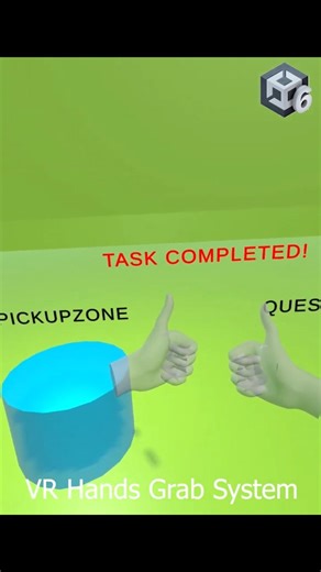 VR Physics based Hands Grab | Unity3D