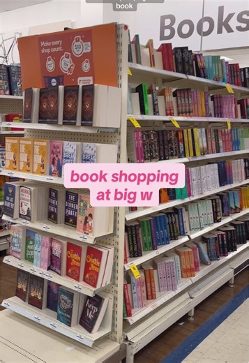 Booking shopping at Big W for one book only! 🤪 #bookrok #bookshopping #bookhaul #bigw #bigwbooks #notinmybook #rivalstolovers