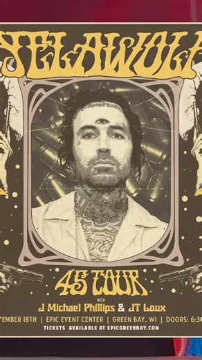 🔥 Yelawolf is tearing it up right now—he had Rock Fest going absolutely wild, and now he’s bringing that same fire to Green Bay! Don’t sleep on this one or you’ll be kicking yourself later. 📅 Nov 18 🎤 Yelawolf w/ J Michael Phillips & JT Loux 📍 EPIC Event Center 🎟️ Tickets: EPICGreenBay.com This is gonna be one for the books. Who’s ready? | EPIC Event Center