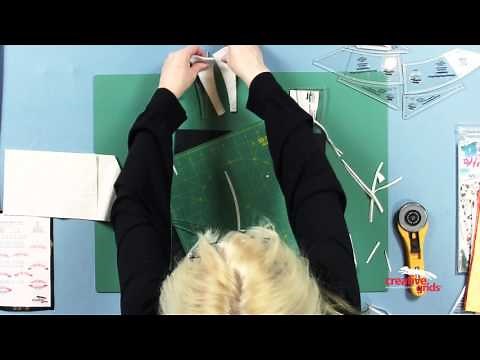 Quilting Tutorial - How to use Creative Grid Diamond Wedding Ring Templates