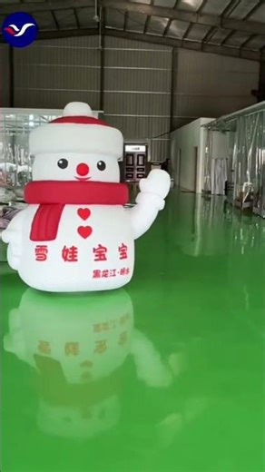 Customized giant inflatable cartoon Christmas snowman#activity #inflatable #snowman#christmas #event