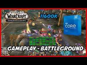 Intel core i5 11600K: WoW Shadowlands Gameplay 40 man Battleground