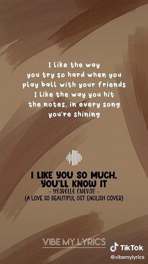 I Like You So Much, You'll Know It - Ysabelle Cuevas 💜 PLEASE AVOID SPAM LIKE. THANK YOU 😘 #ilikeyousomuchyoullknowit #ysabellecuevas #vibemylyrics #SongLyrics #fulllyrics #fyp #fypシ #foryou #foryoupage