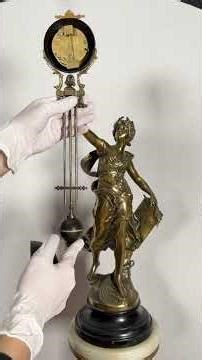 How Antique French Swinging Mystery Clock Works