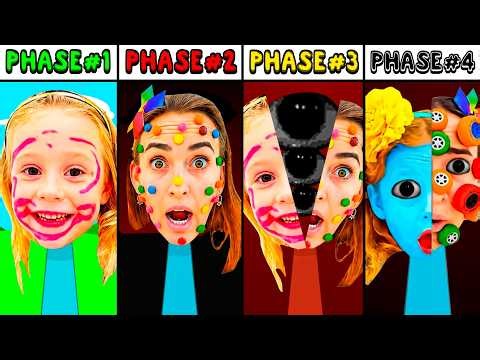 All Phases in New Incredibox Sprunki Oc of Like Nastya: From Phase 1 to Phase 4