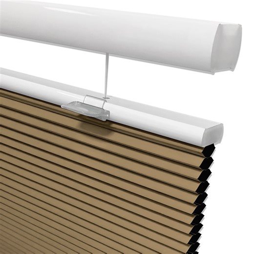 Keego Cordless Top Down Bottom Up Shades Free Moving Cellular Window Blinds Customizable for Home Bedroom Kitchen Decor Brown 100% Blackout 31"w x 44"h