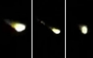 中国乡镇夜晚呼唤到UFO--4K HUAWEI P20 Pro 20220406--光球清晰队形不够清晰振动波清晰