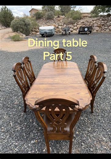 Dining Table Furniture Flip: Finished Staining & Clear Coat (Part 5)