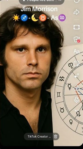 astrología Jim Morrison #sagitario #tauro #acuario