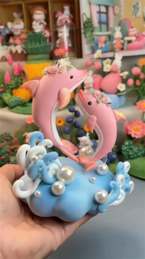 Craft Ideas 💡 on Instagram: "Made a splash of creativity with this cute DIY Clay Dolphin! 🐬💙 Tiny fins, big imagination — that’s what handmade magic looks like! 💫 Would you love to try making one too? #DIYClay #ClayArt #ClayDolphin #HandmadeCrafts #CraftyVibes #CreativeHands #ClayLover #ArtInspiration #CraftIdeas #MiniatureArt #DiyForFun #CuteClayArt #PolymerClayIdeas #CraftingJoy #ClayCreations #HandmadeWithLove #InstaCraft #CraftReel #CraftCommunity #ClayTutorial #DiyInspiration #CraftAddi