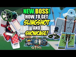New Boss Usopp and How To Get Slingshot Full Showcase in A One Piece Game